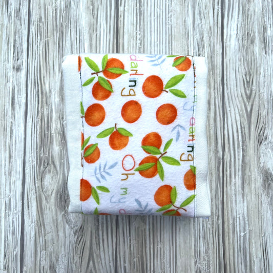 Darling Clementines Burp Cloth Set