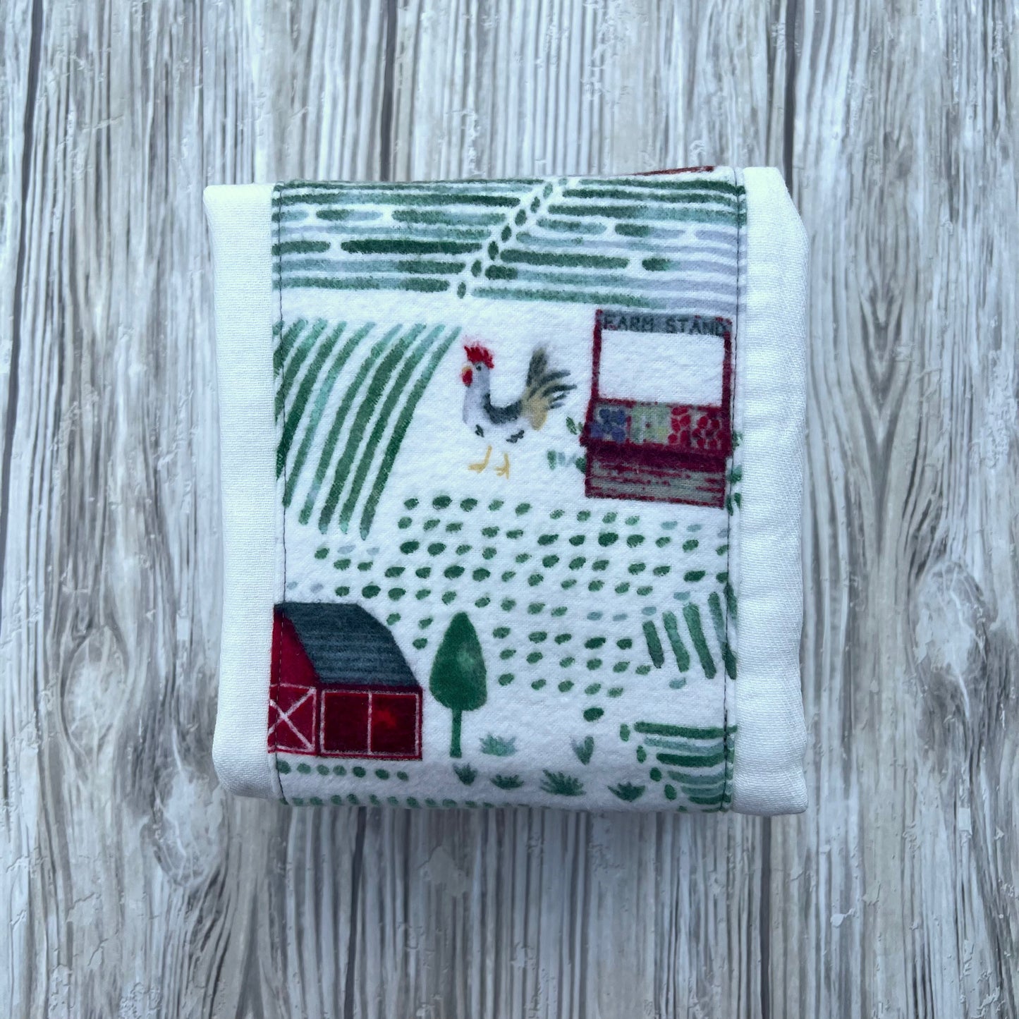 Farm Life Burp Cloth Set