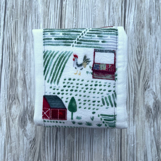 Farm Life Burp Cloth Set