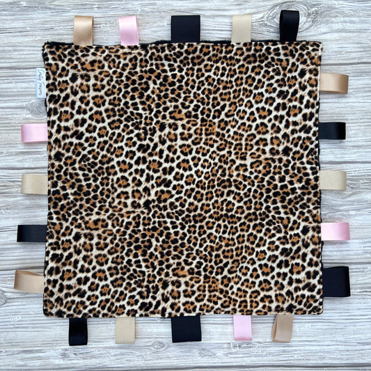 Leopard Print Tag Blanket