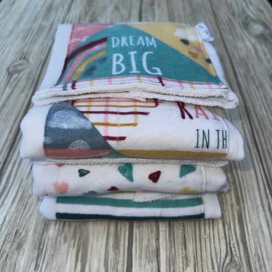 Rainbow Dreams Burp Cloth Set